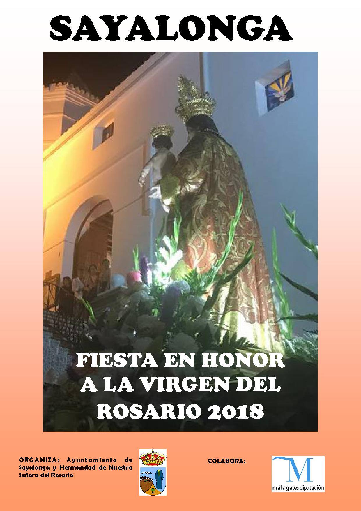 Fiestas patronales en honor de Nuestra Señora del Rosario 2018 Sayalonga